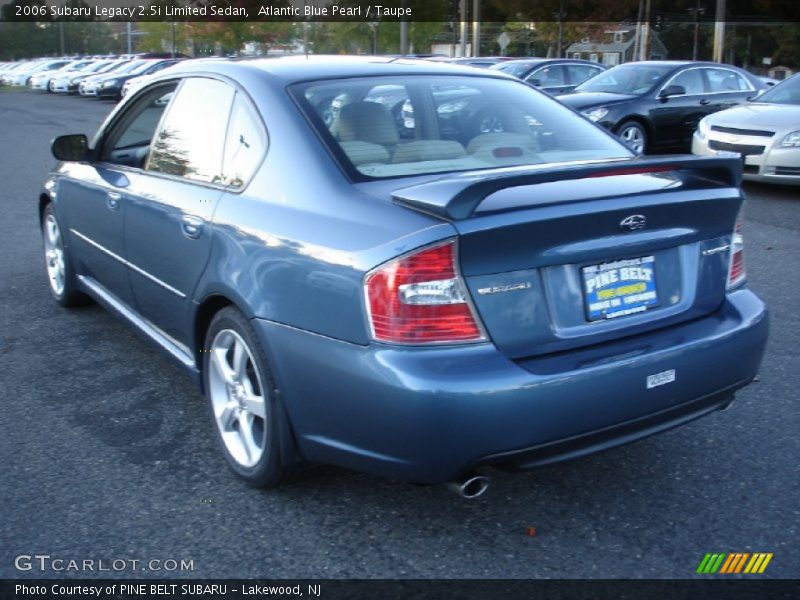 Atlantic Blue Pearl / Taupe 2006 Subaru Legacy 2.5i Limited Sedan