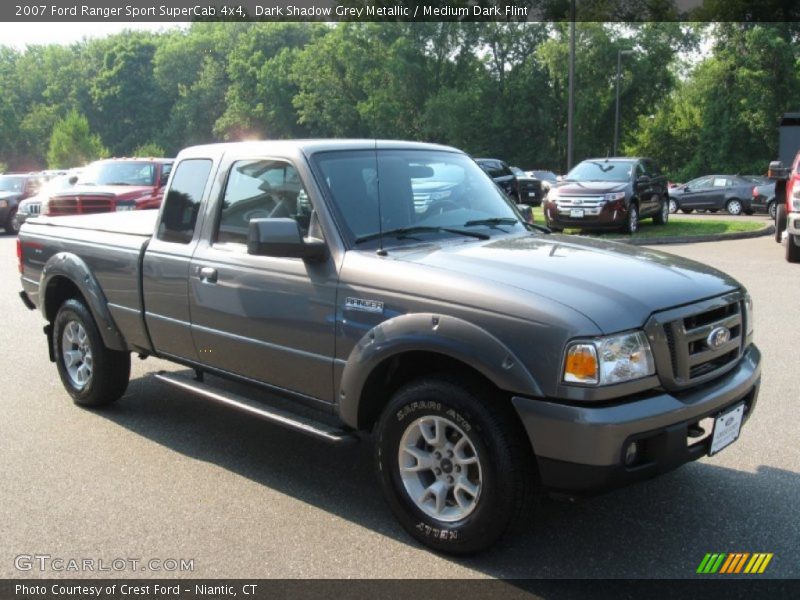 Dark Shadow Grey Metallic / Medium Dark Flint 2007 Ford Ranger Sport SuperCab 4x4
