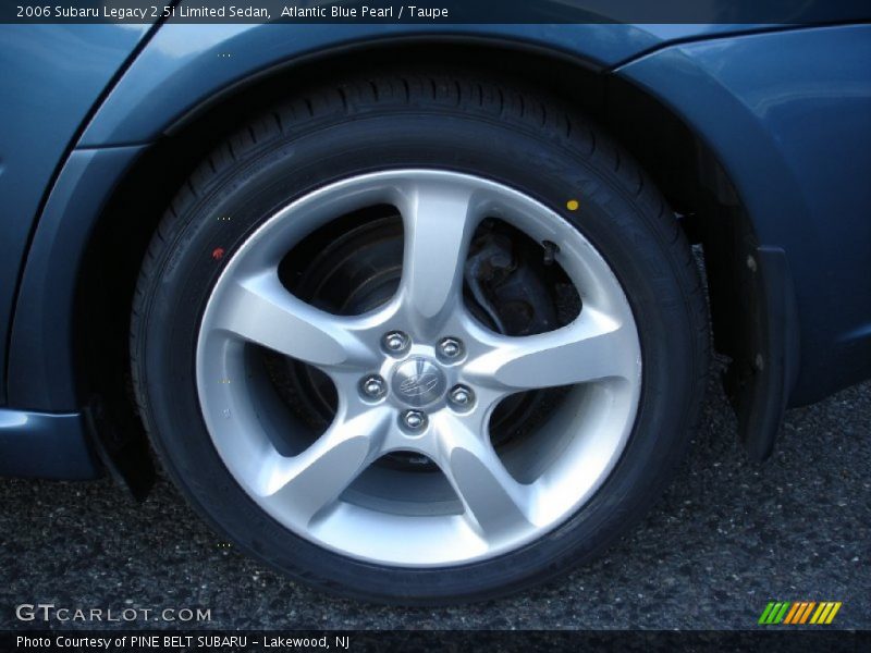 Atlantic Blue Pearl / Taupe 2006 Subaru Legacy 2.5i Limited Sedan