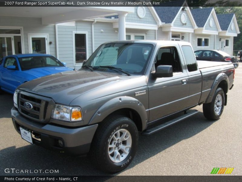 Dark Shadow Grey Metallic / Medium Dark Flint 2007 Ford Ranger Sport SuperCab 4x4
