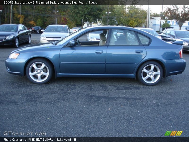 Atlantic Blue Pearl / Taupe 2006 Subaru Legacy 2.5i Limited Sedan