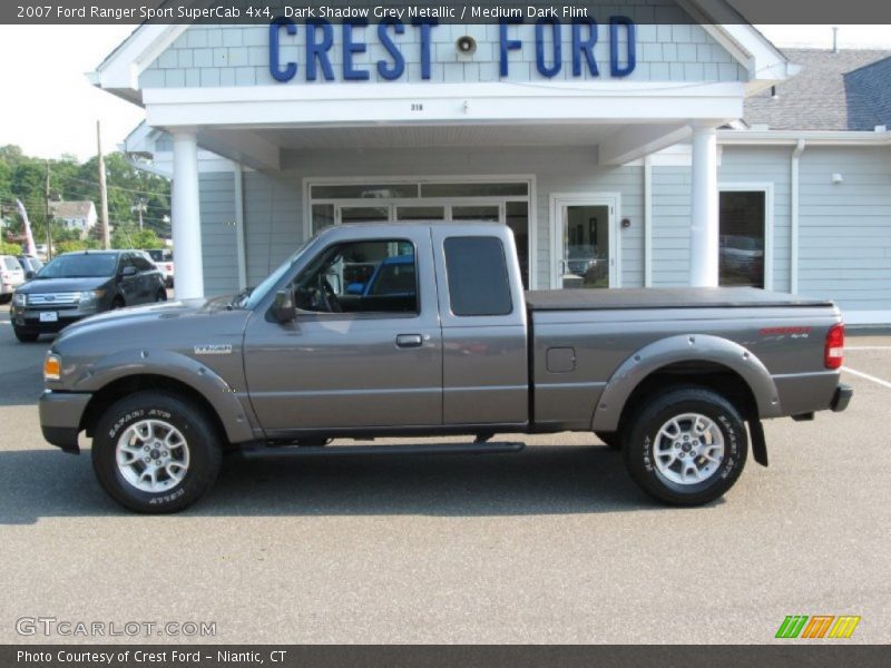 Dark Shadow Grey Metallic / Medium Dark Flint 2007 Ford Ranger Sport SuperCab 4x4