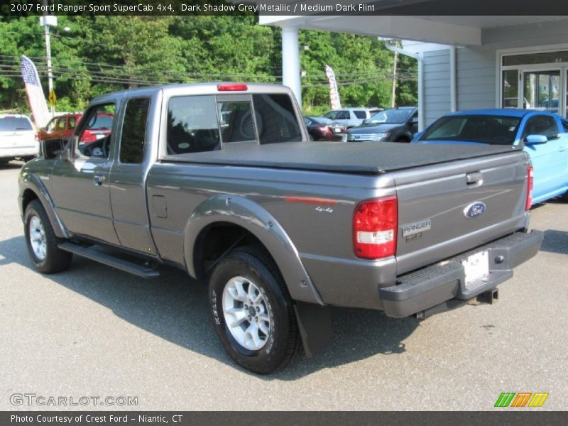 Dark Shadow Grey Metallic / Medium Dark Flint 2007 Ford Ranger Sport SuperCab 4x4