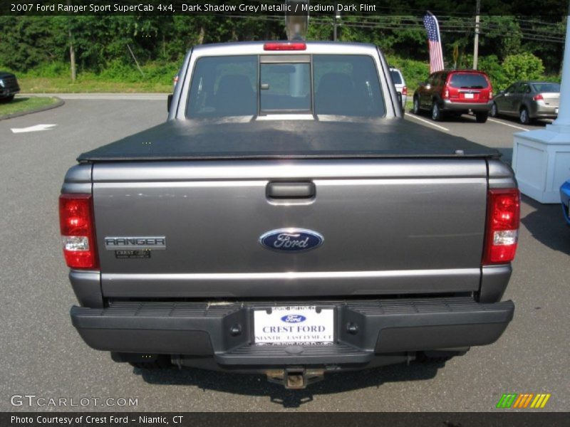 Dark Shadow Grey Metallic / Medium Dark Flint 2007 Ford Ranger Sport SuperCab 4x4
