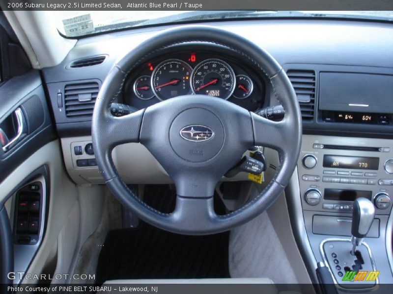 Atlantic Blue Pearl / Taupe 2006 Subaru Legacy 2.5i Limited Sedan