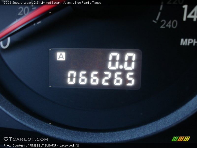 Atlantic Blue Pearl / Taupe 2006 Subaru Legacy 2.5i Limited Sedan