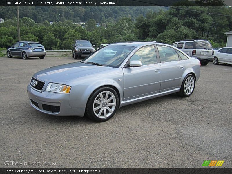 Avus Silver Pearl Effect / Ebony Black 2003 Audi RS6 4.2T quattro