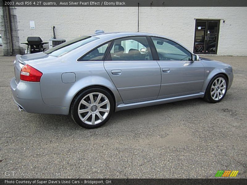 Avus Silver Pearl Effect / Ebony Black 2003 Audi RS6 4.2T quattro