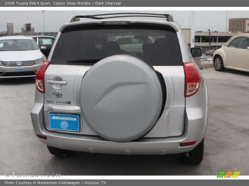 Classic Silver Metallic / Dark Charcoal 2008 Toyota RAV4 Sport