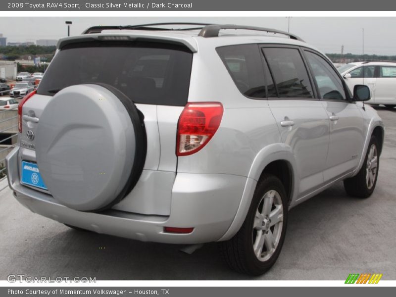 Classic Silver Metallic / Dark Charcoal 2008 Toyota RAV4 Sport