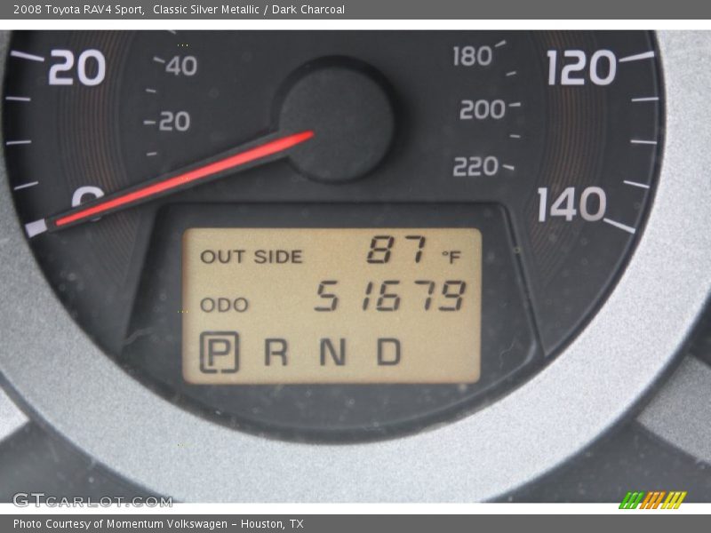 Classic Silver Metallic / Dark Charcoal 2008 Toyota RAV4 Sport