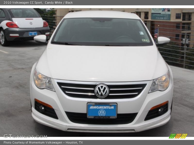 Candy White / Black 2010 Volkswagen CC Sport