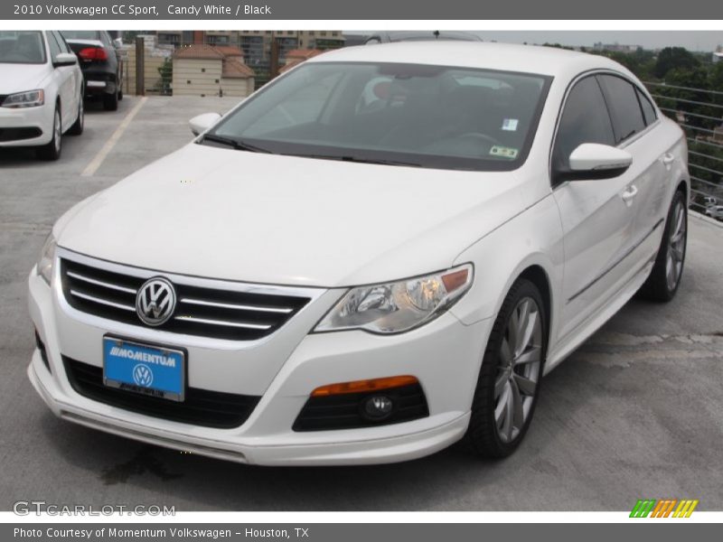 Candy White / Black 2010 Volkswagen CC Sport
