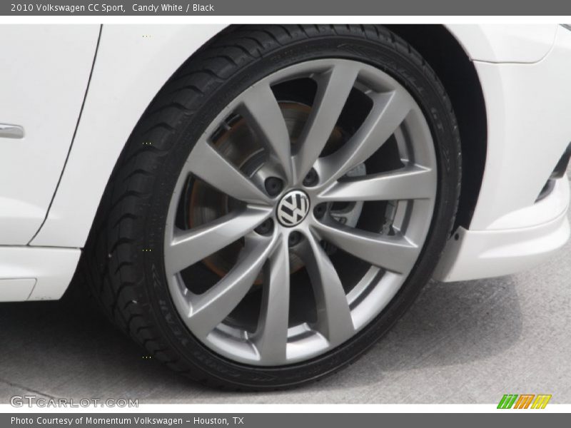 Candy White / Black 2010 Volkswagen CC Sport