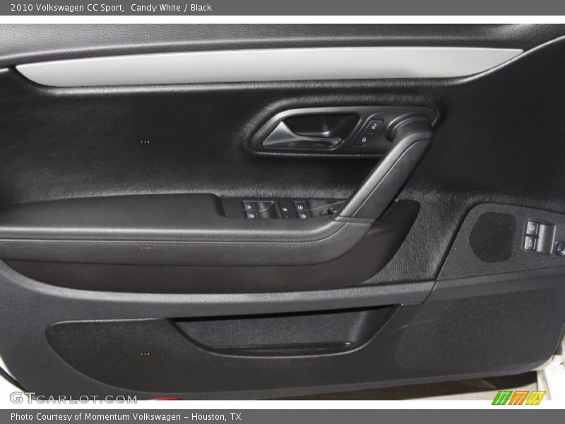 Candy White / Black 2010 Volkswagen CC Sport