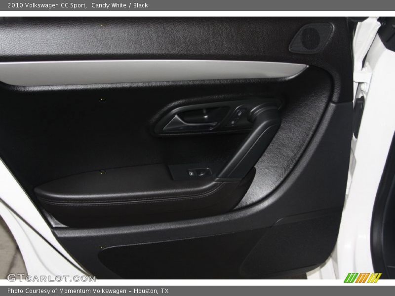 Candy White / Black 2010 Volkswagen CC Sport
