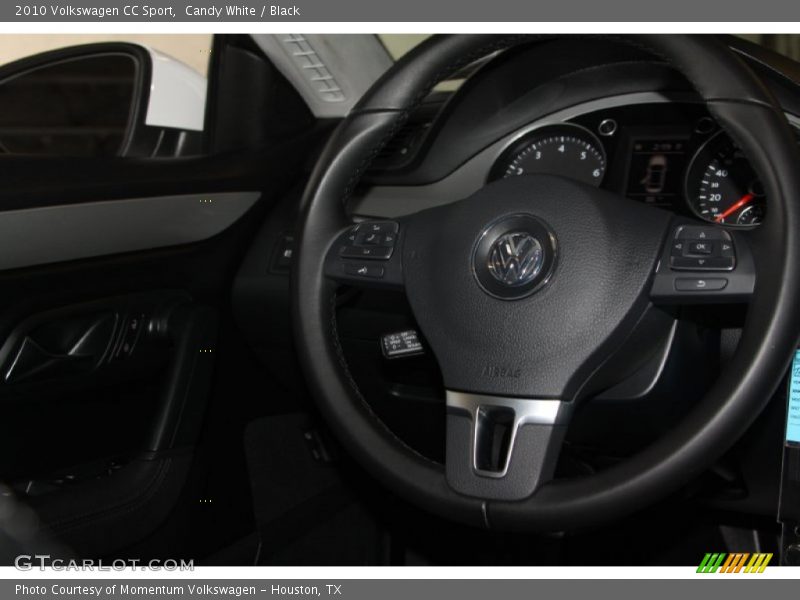 Candy White / Black 2010 Volkswagen CC Sport