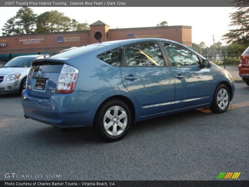Seaside Blue Pearl / Dark Gray 2007 Toyota Prius Hybrid Touring