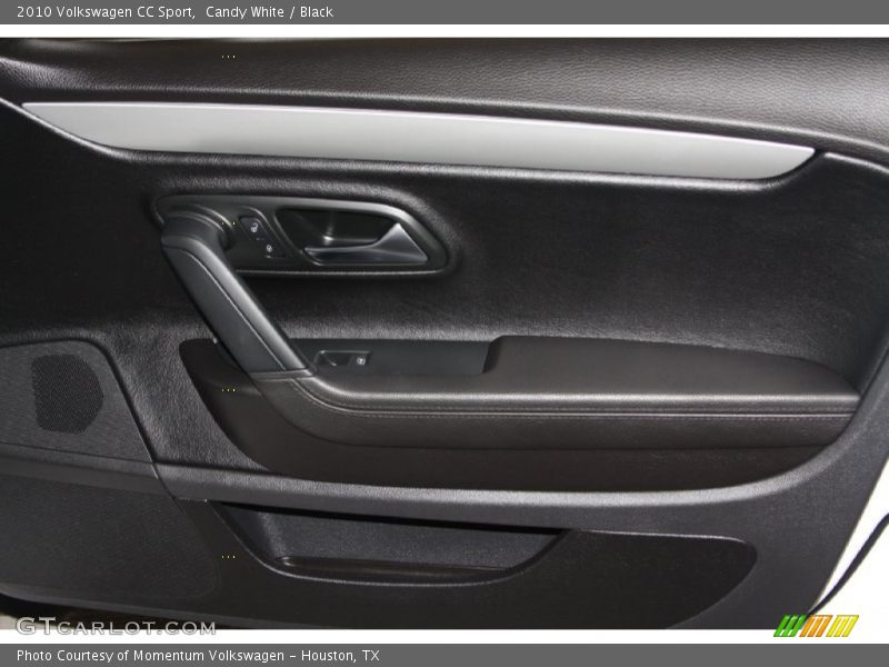 Candy White / Black 2010 Volkswagen CC Sport