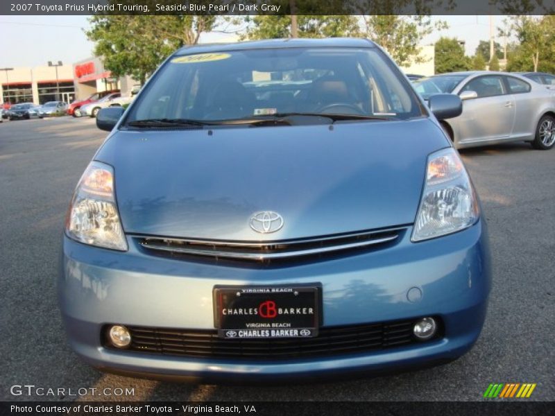 Seaside Blue Pearl / Dark Gray 2007 Toyota Prius Hybrid Touring