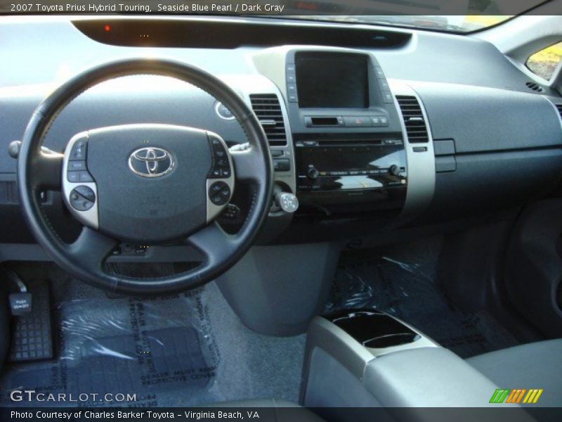 Seaside Blue Pearl / Dark Gray 2007 Toyota Prius Hybrid Touring