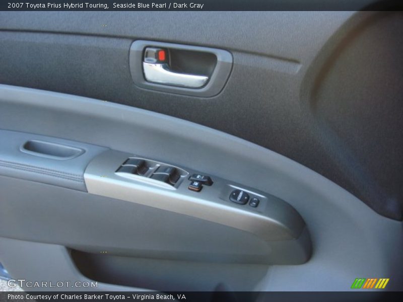 Seaside Blue Pearl / Dark Gray 2007 Toyota Prius Hybrid Touring