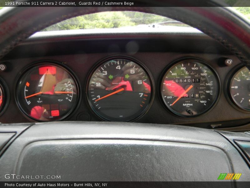  1991 911 Carrera 2 Cabriolet Carrera 2 Cabriolet Gauges