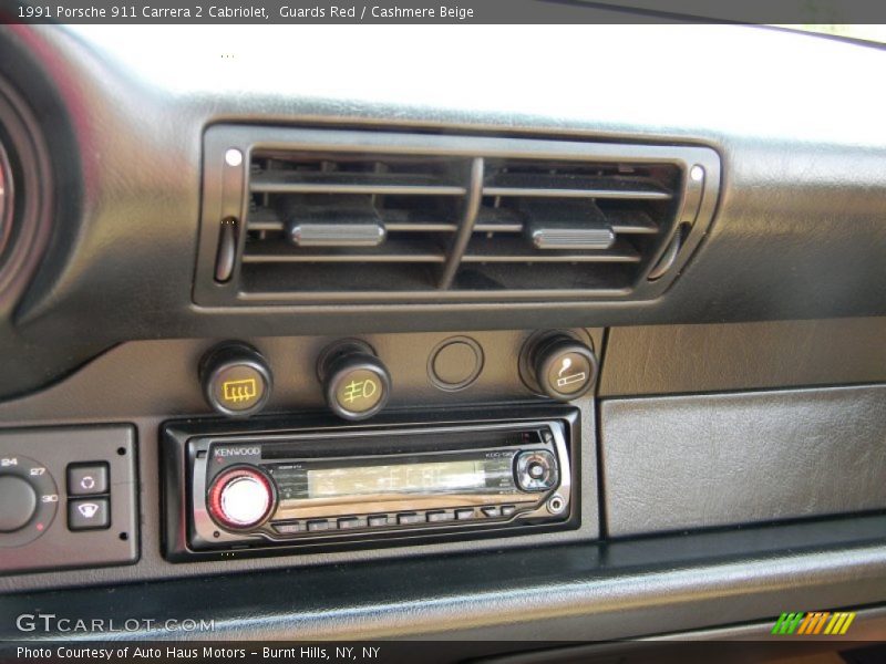 Controls of 1991 911 Carrera 2 Cabriolet