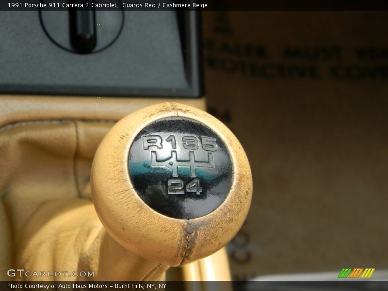  1991 911 Carrera 2 Cabriolet 5 Speed Manual Shifter