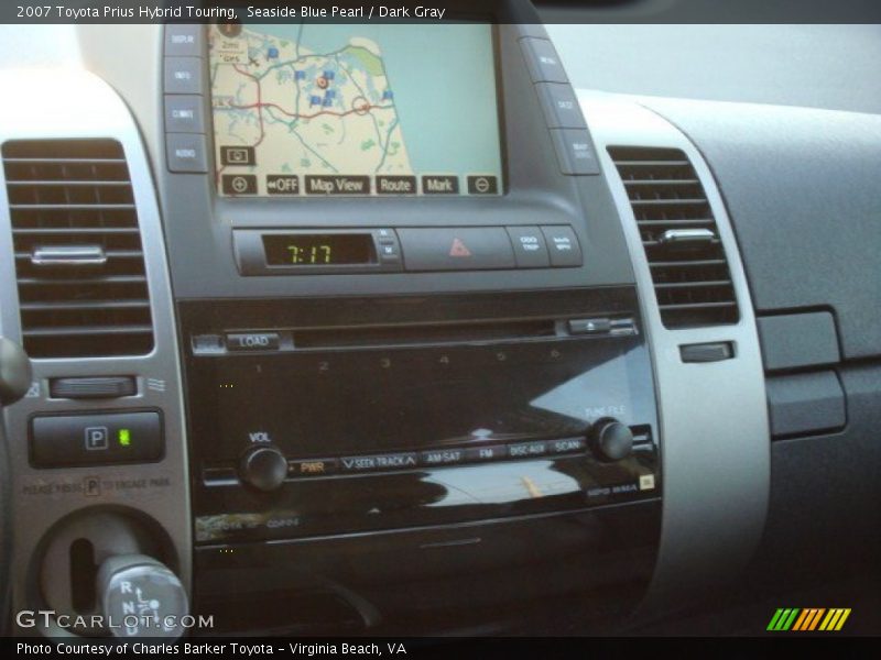 Seaside Blue Pearl / Dark Gray 2007 Toyota Prius Hybrid Touring