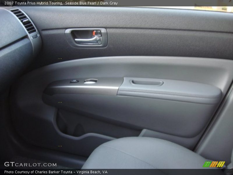 Seaside Blue Pearl / Dark Gray 2007 Toyota Prius Hybrid Touring