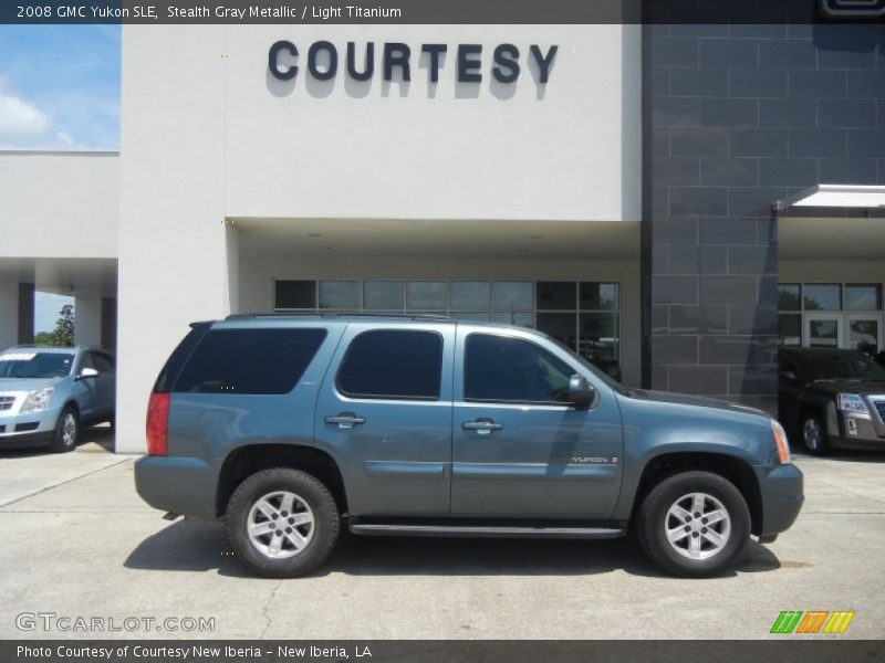 Stealth Gray Metallic / Light Titanium 2008 GMC Yukon SLE