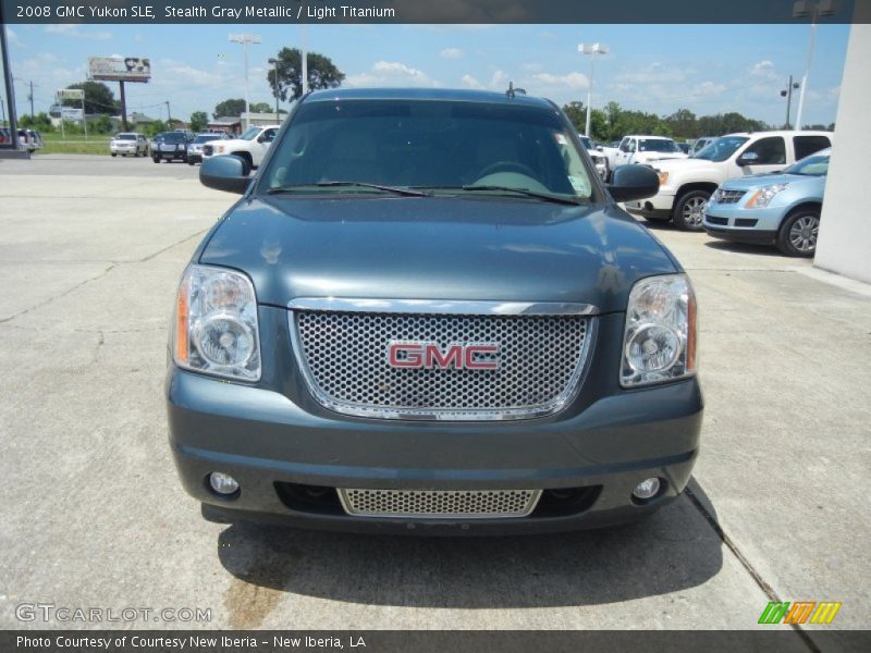 Stealth Gray Metallic / Light Titanium 2008 GMC Yukon SLE