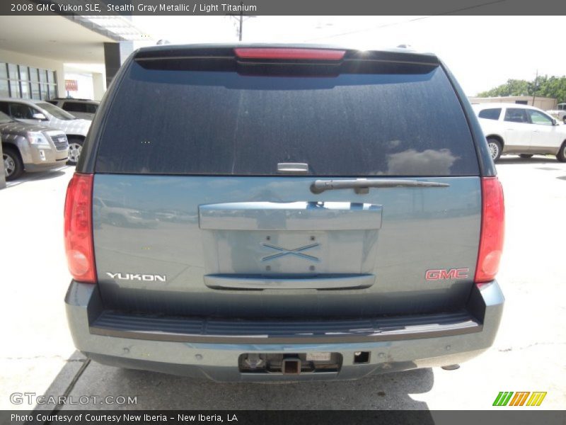 Stealth Gray Metallic / Light Titanium 2008 GMC Yukon SLE