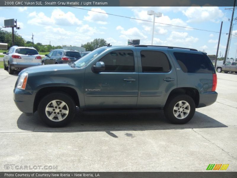 Stealth Gray Metallic / Light Titanium 2008 GMC Yukon SLE