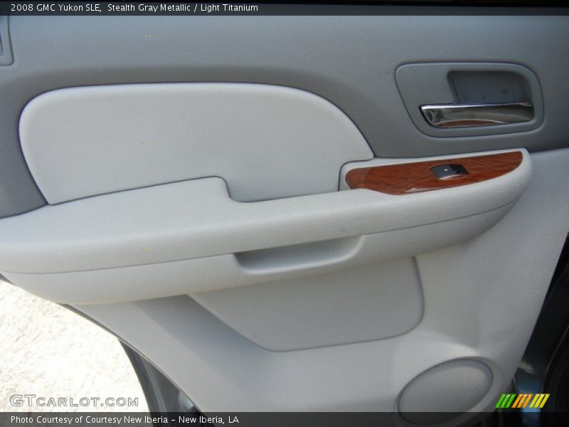 Stealth Gray Metallic / Light Titanium 2008 GMC Yukon SLE