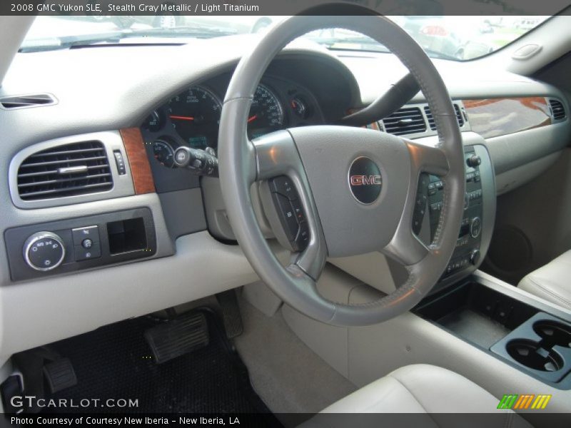 Stealth Gray Metallic / Light Titanium 2008 GMC Yukon SLE