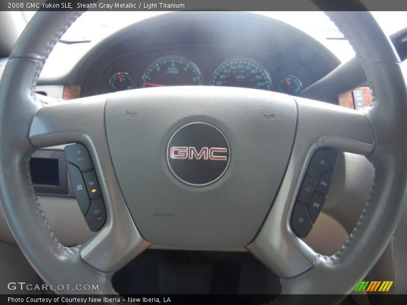 Stealth Gray Metallic / Light Titanium 2008 GMC Yukon SLE