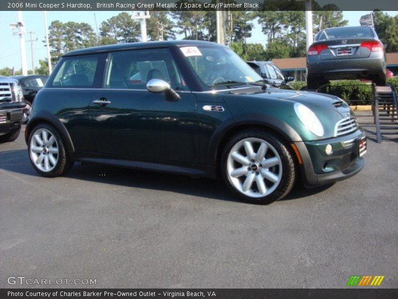 British Racing Green Metallic / Space Gray/Panther Black 2006 Mini Cooper S Hardtop