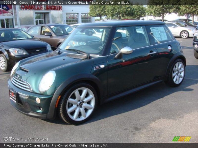 British Racing Green Metallic / Space Gray/Panther Black 2006 Mini Cooper S Hardtop