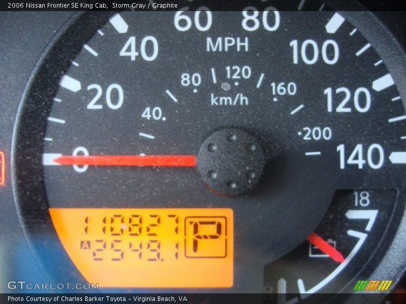 Storm Gray / Graphite 2006 Nissan Frontier SE King Cab