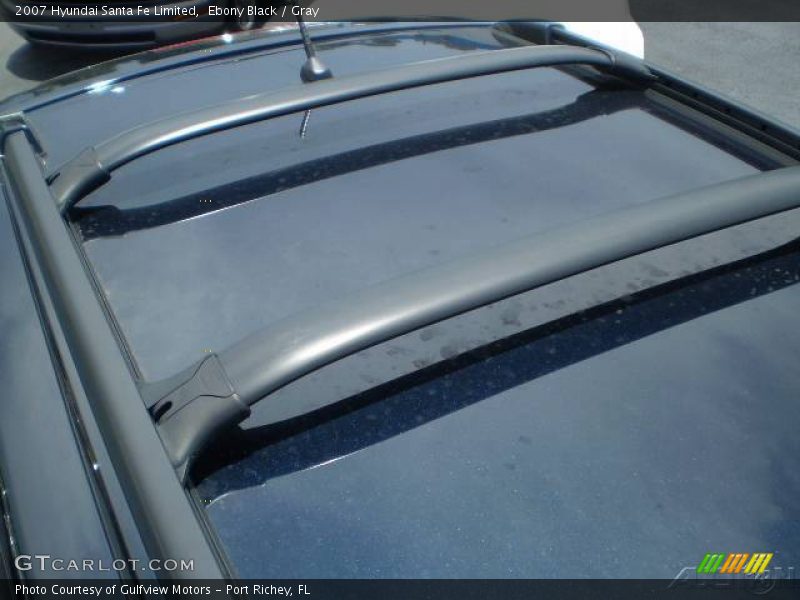Ebony Black / Gray 2007 Hyundai Santa Fe Limited