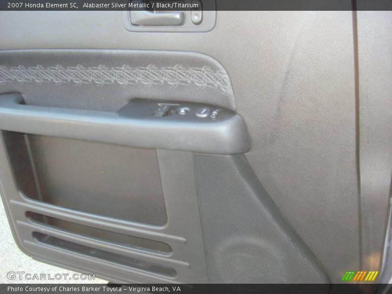 Alabaster Silver Metallic / Black/Titanium 2007 Honda Element SC