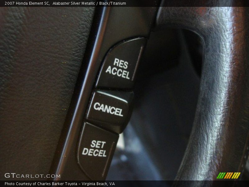 Alabaster Silver Metallic / Black/Titanium 2007 Honda Element SC
