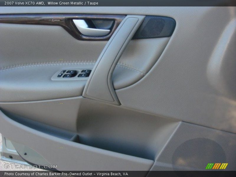 Willow Green Metallic / Taupe 2007 Volvo XC70 AWD