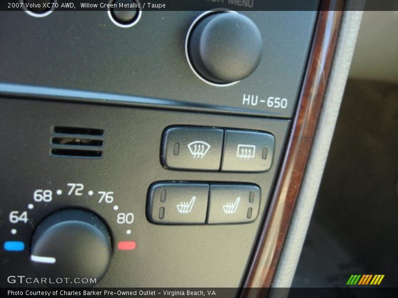 Willow Green Metallic / Taupe 2007 Volvo XC70 AWD