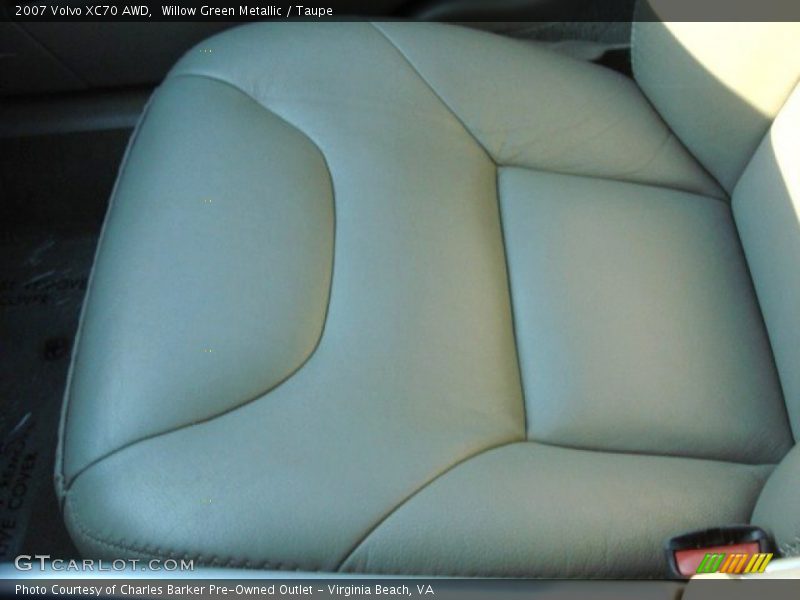 Willow Green Metallic / Taupe 2007 Volvo XC70 AWD