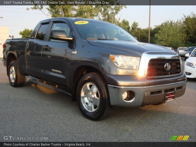 Slate Metallic / Graphite Gray 2007 Toyota Tundra SR5 TRD Double Cab
