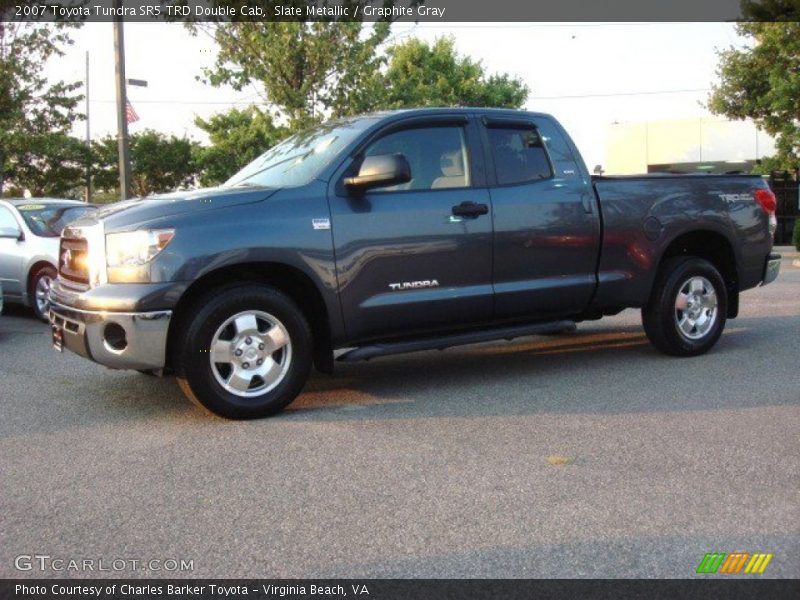 Slate Metallic / Graphite Gray 2007 Toyota Tundra SR5 TRD Double Cab