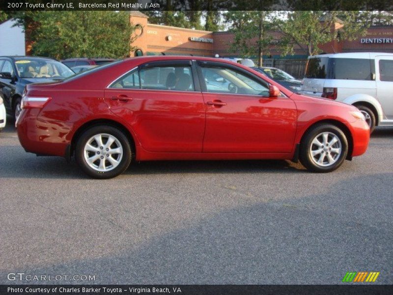 Barcelona Red Metallic / Ash 2007 Toyota Camry LE